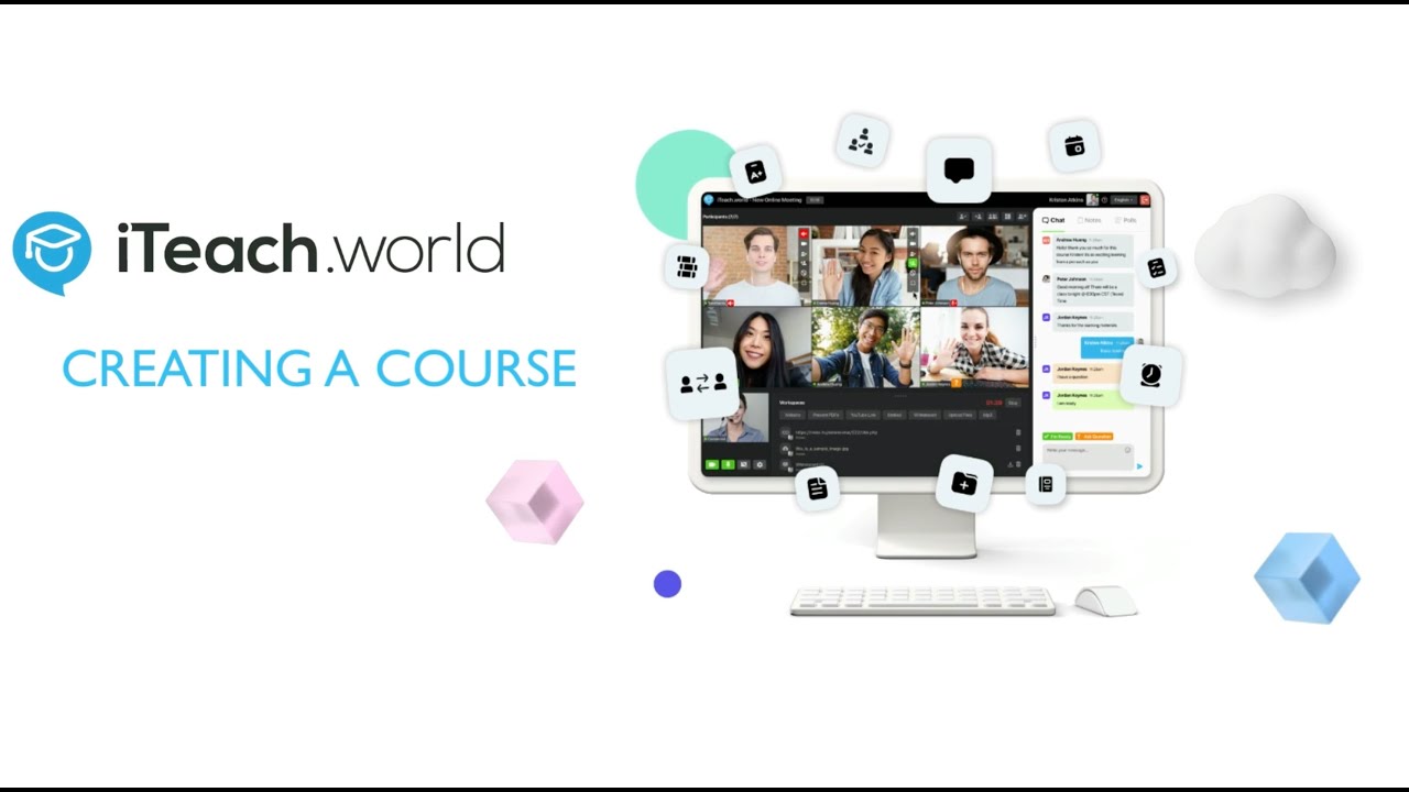 Creating A Course With Iteach World Youtube