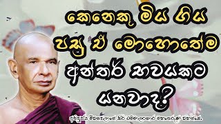 කෙනෙකු මිය ගිය පසු ඒ මොහොතේම අන්තර් භවයකට යනවාද?