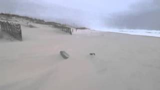 How to build a dune with the help of a nor'easter