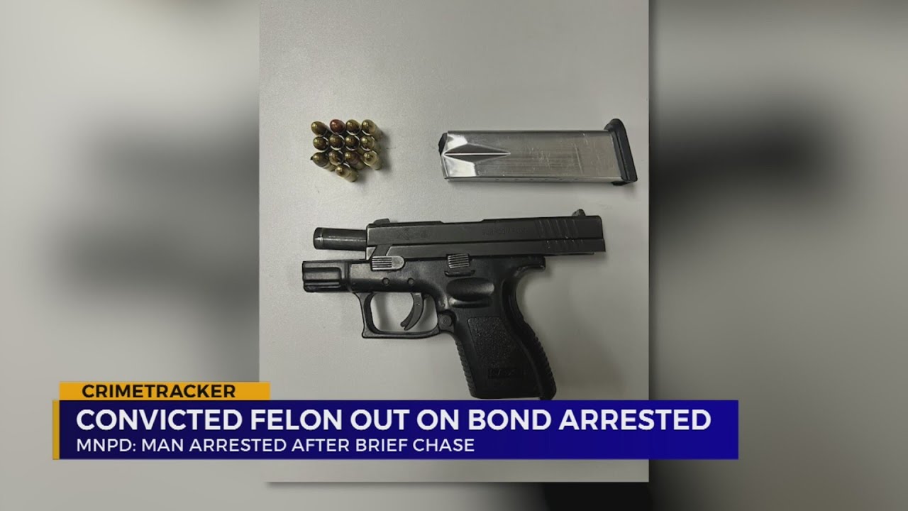 Convicted Felon Out On Bond Arrested - YouTube