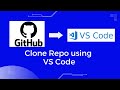 Clone GitHub repository to Visual Studio Code | GitHub Tutorial