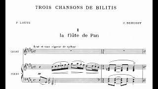 Claude Debussy - 3 Chansons de Bilitis