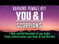 Scorpions - You And I Karaoke Female Key +1