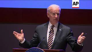 Joe Biden rallies Democrats for 2018 midterm elections