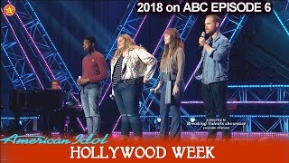 American Idol 2018 Hollywood Week Round 2 Group 2 "The Gurope group"