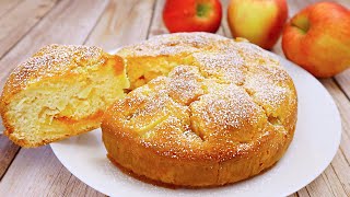 Cake with jam and apples. The simplest recipe # 174