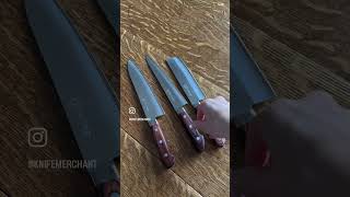 Kikuichi Warikomi Gold Knives  KnifeMerchant.com #kitchenknife #kitchenknife