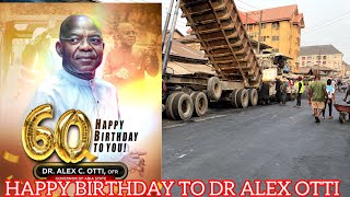 DR ALEX OTTI CELEBRATE HIS BIRTHDAY TODAY WITH MORE ROAD REHABILITATION IN THE STATE