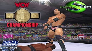 Wwf The Rock Vs Booker T Wcw Championship Match Summerslam 2001  Smackdown Shut Your Mouth Pcsx2