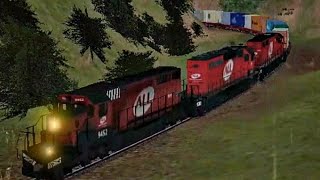 Trainz Brasil, SD40-2 da ALL fase 3 bitola métrica buzina americana Nathan Airchime K5LA