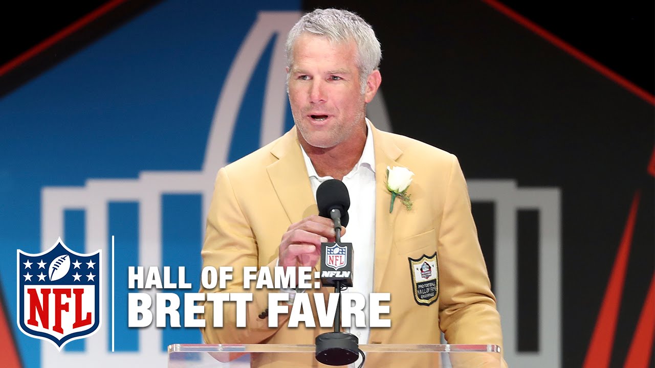 Brett Favre Hall Of Fame Speech | 2016 Pro Football Hall Of Fame | NFL ...