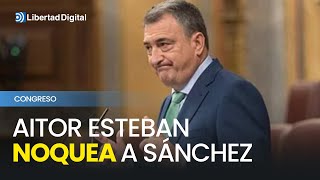 Aitor Esteban noquea a Sánchez con sus críticas a las actividades de Begoña Gómez