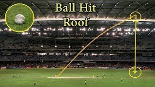 12 runs on 1 ball | Ball hits the roof top | shahid afridi | Mike hussey