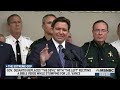 gov. desantis touts his fight for freedom while villainizing the “woke left”