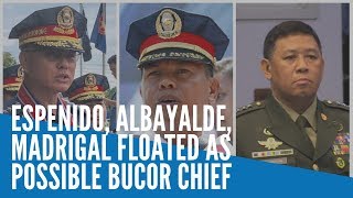 Espenido, Albayalde, Madrigal floated as possible BuCor chief