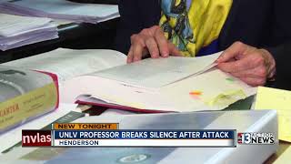 UNLV professor breaks silence after attack