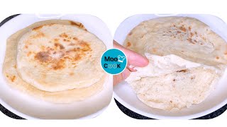 Bánh mì chiên phông_bánh mì NAAN truyền thống Ấn Độ #43|moon cookムーンクック