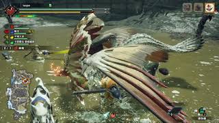 SWITCH Monster Hunter Rise 魔物獵人 崛起(6)  集會所「傘鳥」蓄力三可以打400 6:00【李奧好好玩】