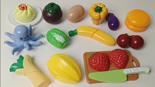 Cutting vegetables, fruits and seafood切割蔬菜水果海鮮#satisfying #toys #video #cuttingfun #vegetables