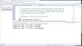 cis315 Chapter 9 array problem 3