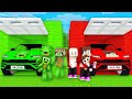 Mikey Family vs JJ Family Sport Car Challenge in Minecraft (Maizen)