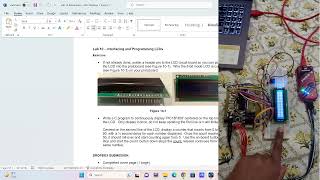 Lab 10 Submission - Interfacing and Programming LCD Displays