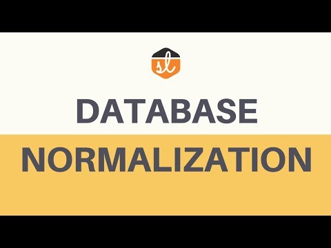 Basic Concept of Database Normalization - Simple Explanation for Beginners