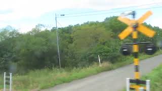 根室本線（花咲線）　根室釧路07　厚岸～上尾幌すぎ　北海道厚岸町　右側車窓　2022年9月