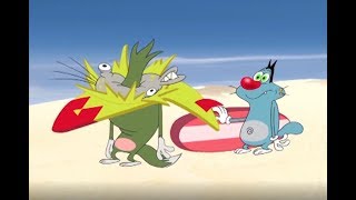 हिंदी Oggy and the Cockroaches 🌴 SUMMER HOLIDAY's COMPILATION 🌴 Hindi Cartoons for Kids