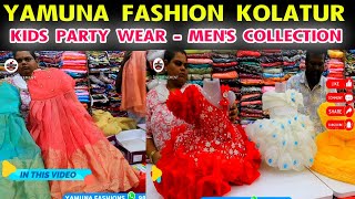 Chennai Kolatur Biggest Family Shop YAMUNA FASHION👌👌Kids Dress, Kids Partywear Dress, Men Shirt Pant