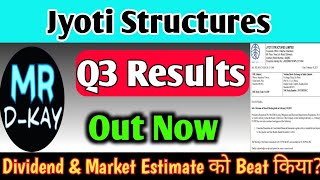 Jyoti structures Q3 Results 2025 | Jyoti structures latest news, jyoti structure share target