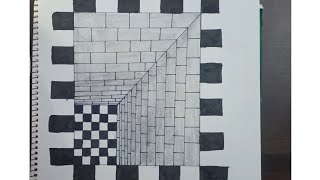 3D  optical illusion drawing ll viral ll growth ll sasi arts