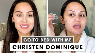 Christen Dominique's 7-Step Nighttime Skincare Routine | Go To Bed With Me | Harper's BAZAAR