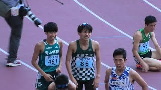 [関東インカレ]男子2部1500m予選2組