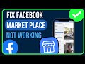 HOW TO FIX FACEBOOK MARKETPLACE NOT WORKING ON IPHONE (2024)