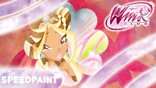 Winx Club 3 - SPEEDPAINT - Flora Enchantix ✿༺