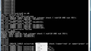 SQLite Check Constraints