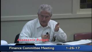 STOUGHTON BUDGET 2018  - ASSESSORS