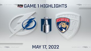 NHL Game 1 Highlights | Lightning vs. Panthers - May 17, 2022