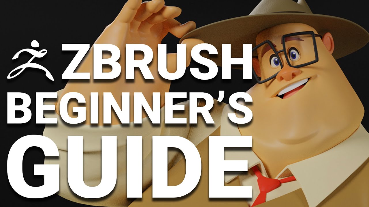 A Beginner S Guide To Sculpting In Zbrush Tutorial Youtube