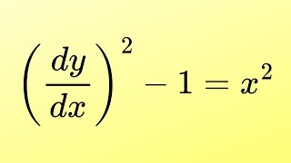 A Nice Differential Equation #calculus