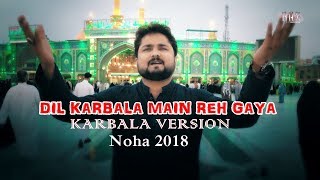 DIL KARBALA MAIN REH GAYA - Karbala Version - Nohay 2018 | Syed Raza Abbas Zaidi | Noha 2019 1440H