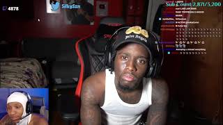 Silky Reacts To Rage Calling Kai Cenat About his Rat Problem