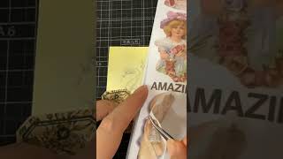 collage | mini journal with me | 3穴バインダーでコラージュ 13