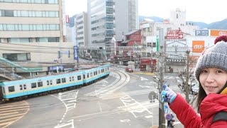 京阪 浜大津駅前の交差点に行ってきました