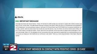RCSD staff member may have been exposed to coronavirus