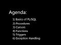 Learning PL/SQL programming