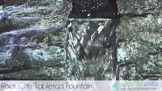 Rock Cliffs Tabletop Fountain by Serenity Health   #WIN220