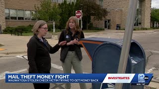 Mail theft victim from Wauwatosa fights to recoup stolen money