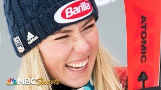 Mikaela Shiffrin makes history with slalom world cup gold in Lienz | NBC Sports